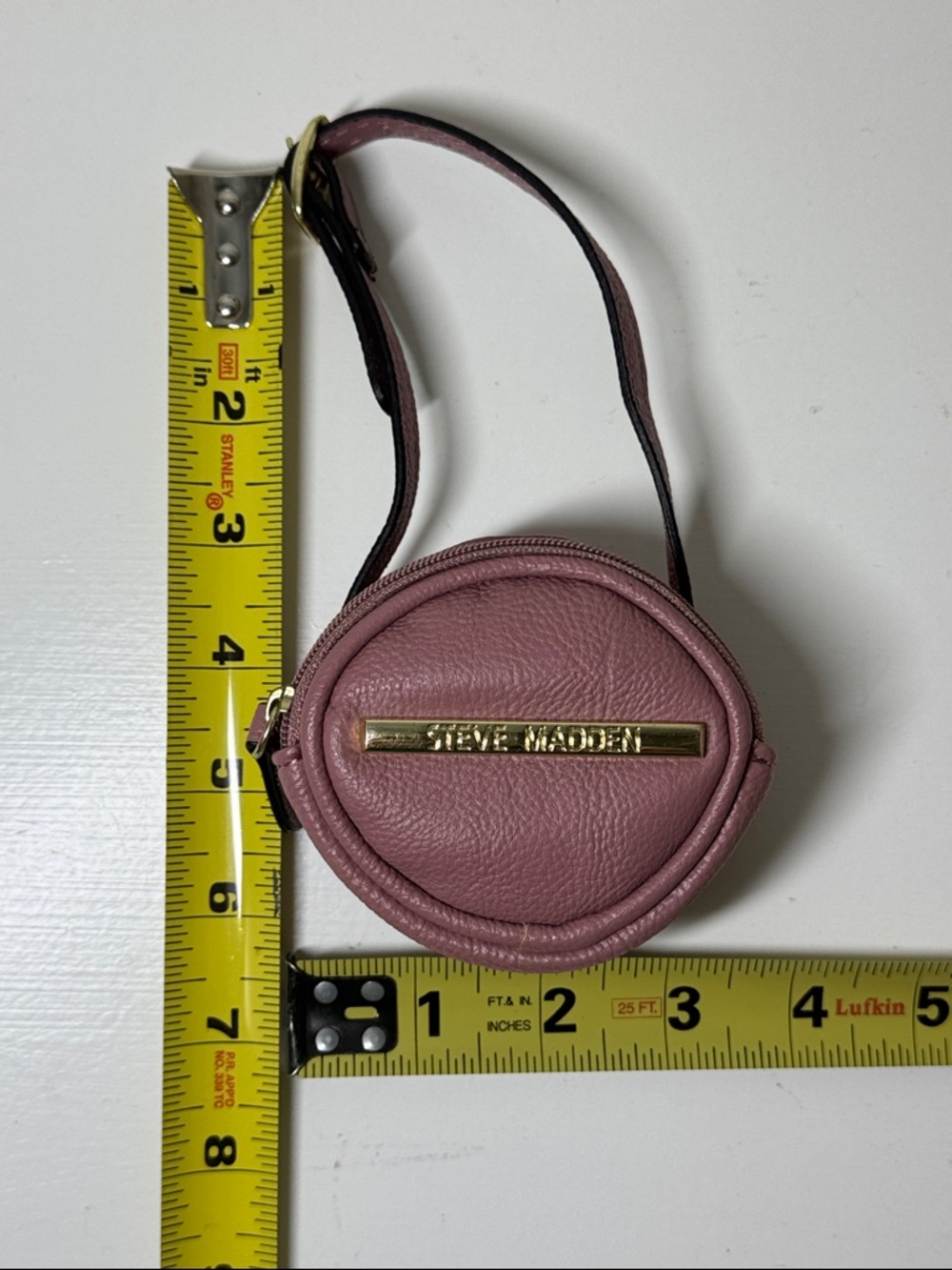 Steve Madden pink mini bag.